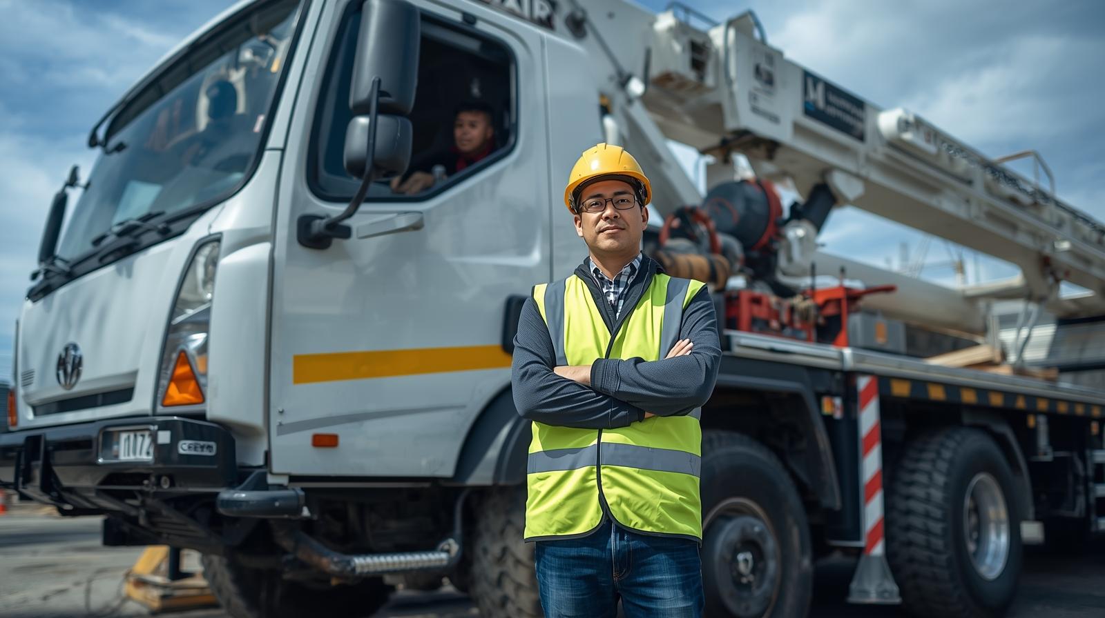 autolaadkraan chauffeur